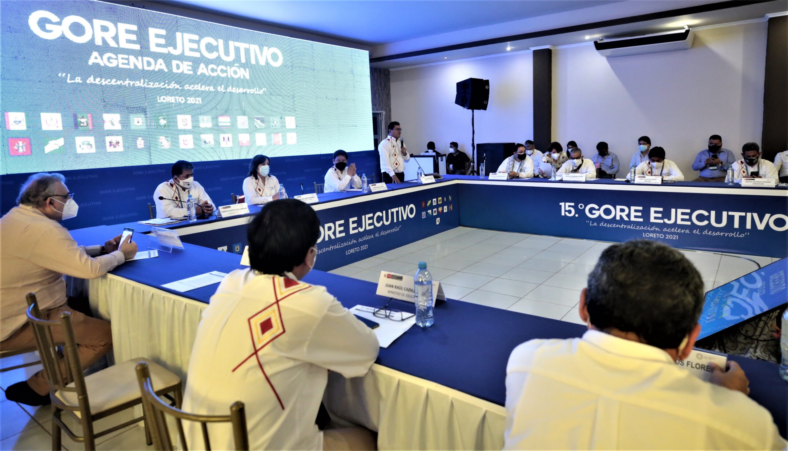 PCM culminó 15° GORE Ejecutivo, con acuerdos en descentralización, salud, educación y reactivación económica, próximo GORE será en Puno.