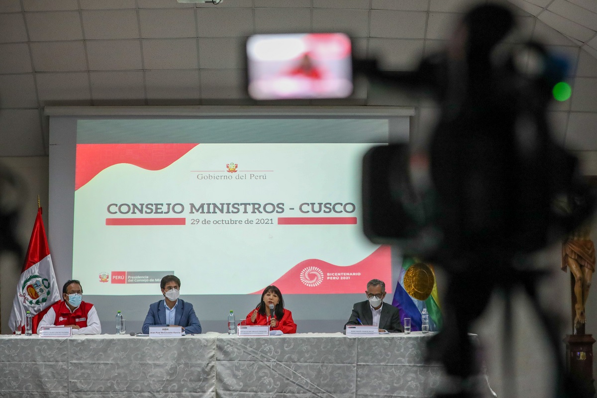 Primer Consejo de Ministros Descentralizado en Cusco concluye con el objetivo de la masificación del gas para los peruanos.