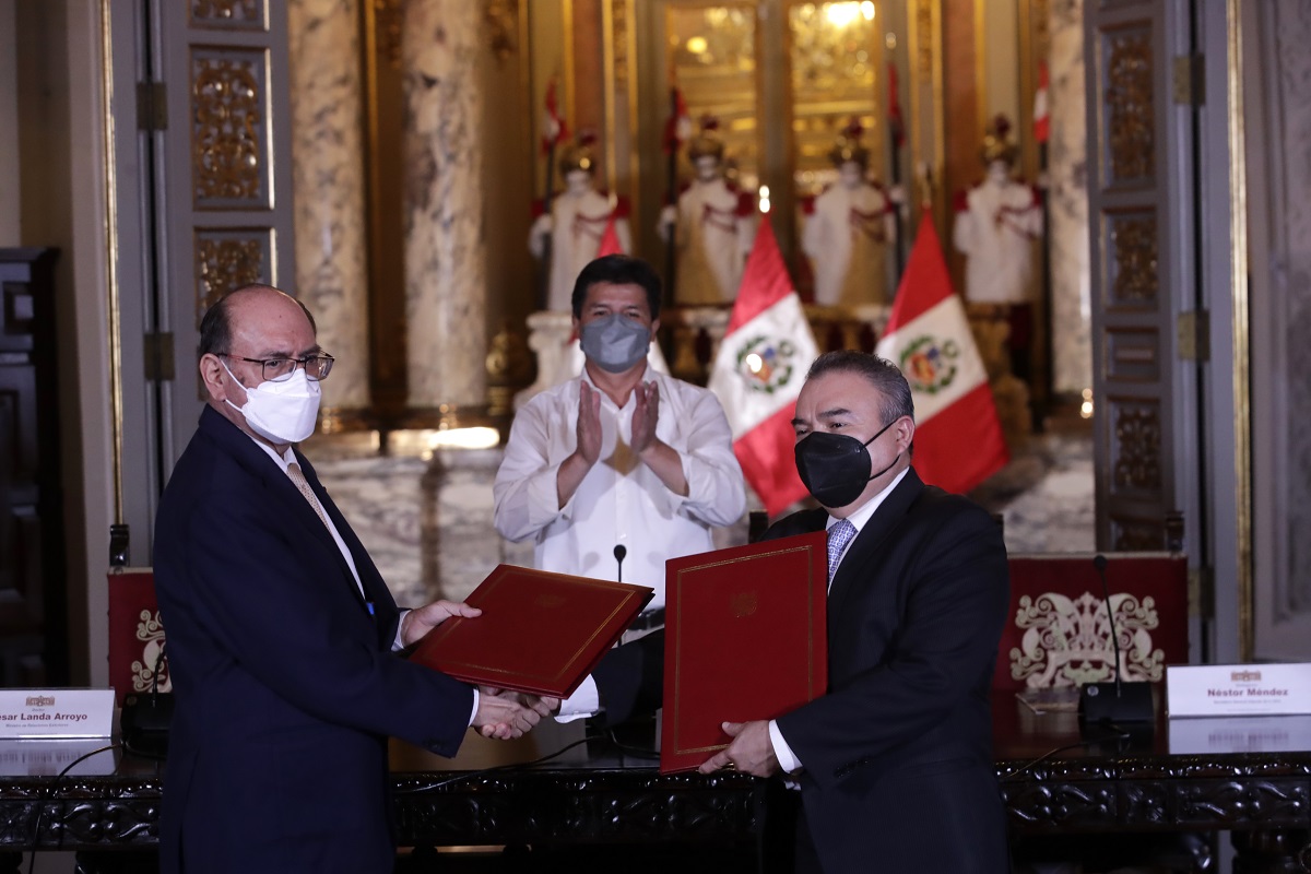 Gobierno del Perú y la Secretaría General de la OEA suscribieron Acuerdo de Cooperación para la lucha contra la corrupción.