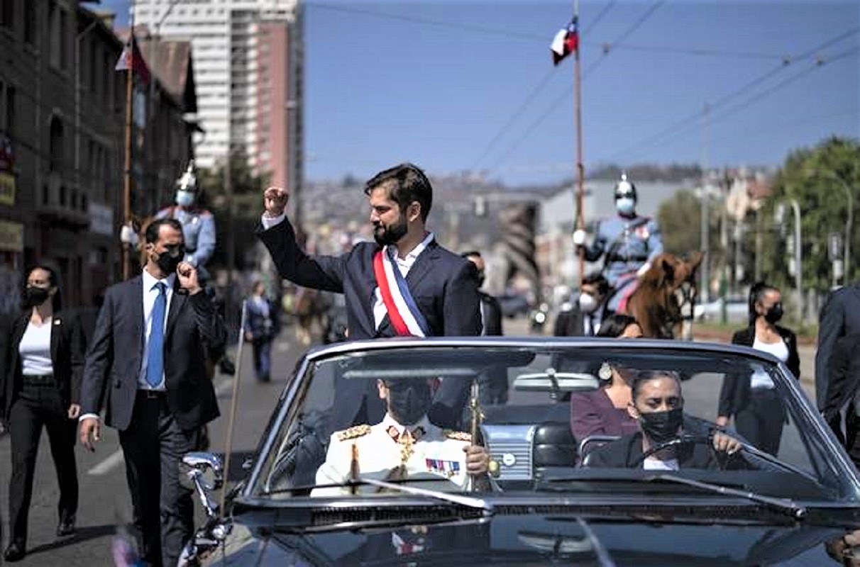 Gabriel Boric Font se convirtió en el gobernante más joven y el N°34° en la historia republicana de Chile.
