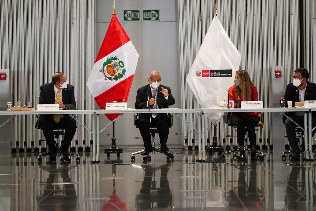 Municipalidades de los centros poblados, dialogaron con presidente Castillo y premier Torres, para fortalecer sus funciones y capacidades.