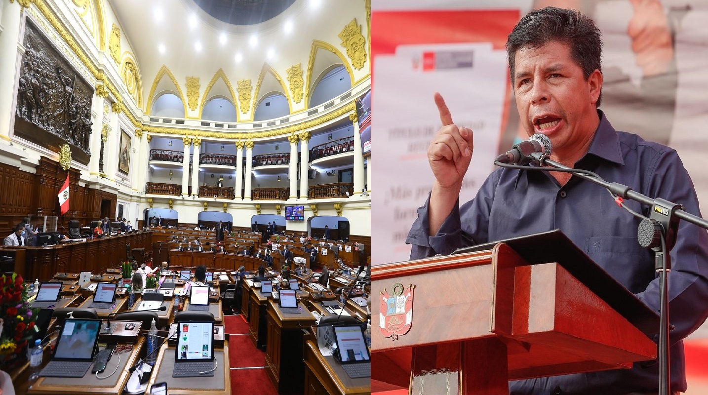 Jefe de Estado Pedro Castillo solicitó presentarse el martes 15 al pleno del Congreso de acuerdo al inciso 7 del artículo 118 de la Constitución.