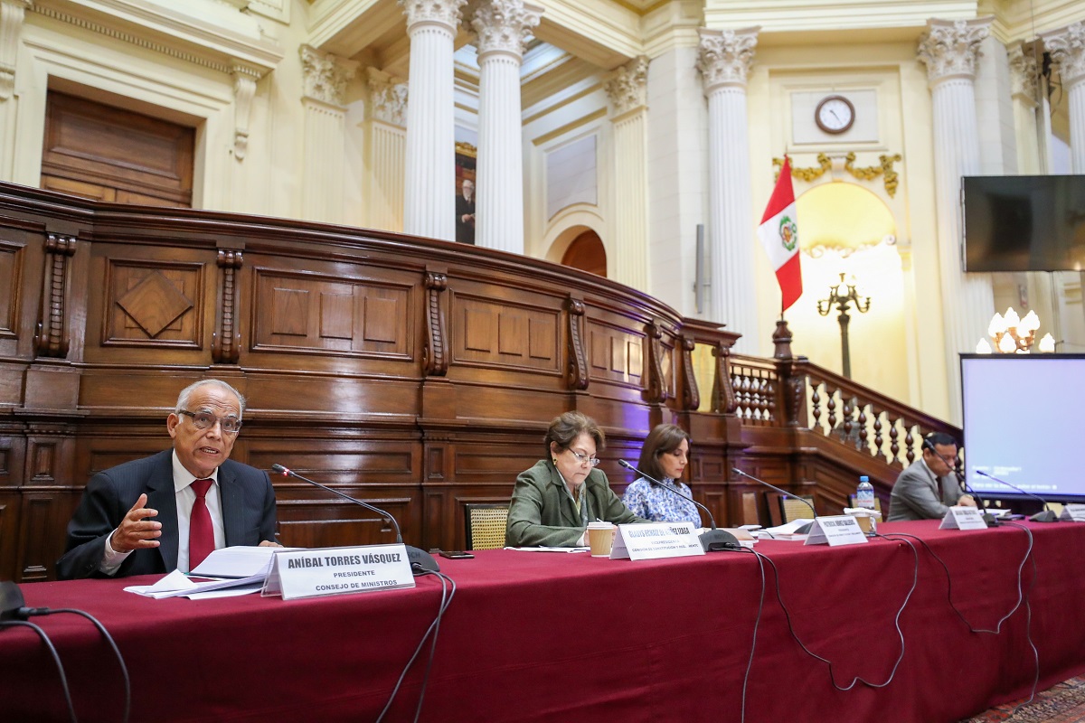 Salida democrática a la inestabilidad política es realizar el referéndum del Proyecto de Ley a la asamblea constituyente, indicó premier Aníbal Torres.