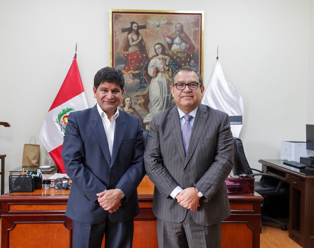 Tras diálogo con gobernador electo de Arequipa Gobierno apoyará e impulsará los grandes proyectos de inversión en Arequipa.