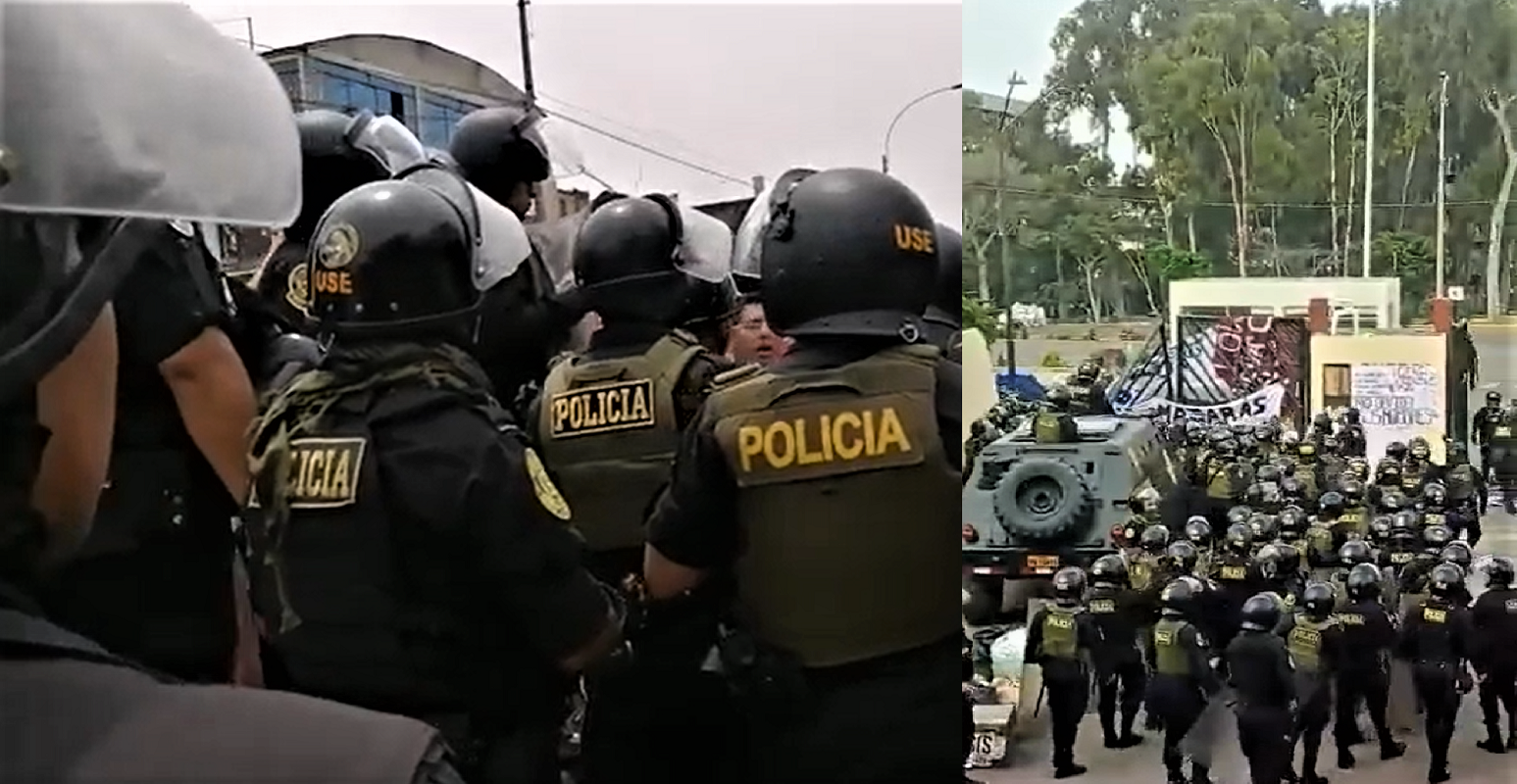 Universidad Nacional Mayor de San Marcos, es allanada por la Policía Nacional del Perú, sin presencia de la Fiscalía.