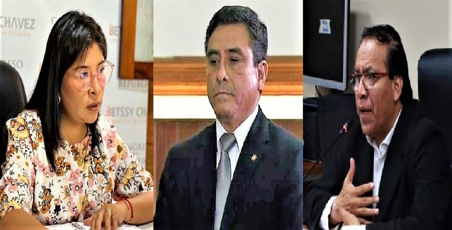 Por rebelión y conspiración Parlamento aprobó informe final que acusa a los exministros Betssy Chávez, Willy Huertas y Roberto Sánchez.